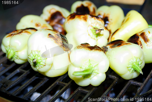 Image of barbecued peppers