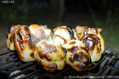 Image of barbecued peppers