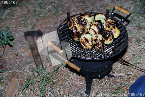 Image of barbecued peppers