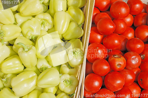 Image of pepper and tomato