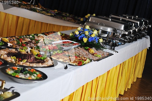 Image of buffet food