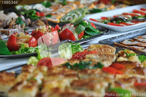 Image of buffet food