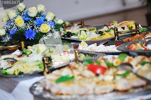 Image of buffet food