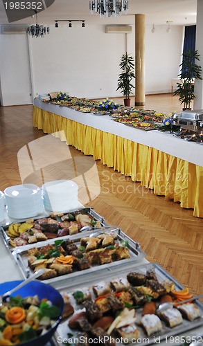 Image of buffet food