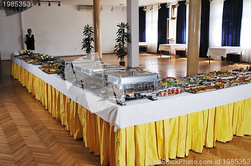 Image of buffet food