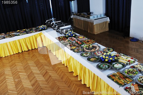 Image of buffet food