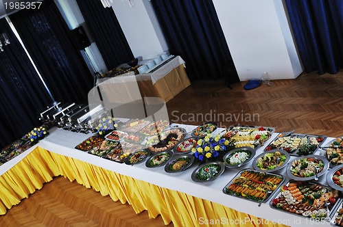 Image of buffet food