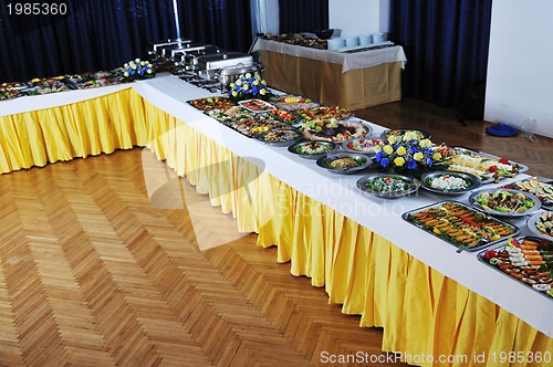 Image of buffet food