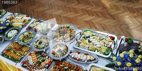 Image of buffet food