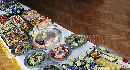 Image of buffet food