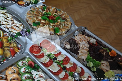 Image of buffet food