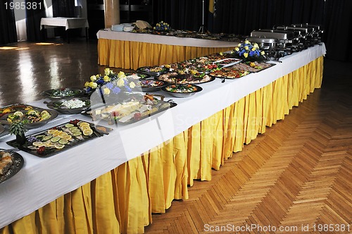 Image of buffet food