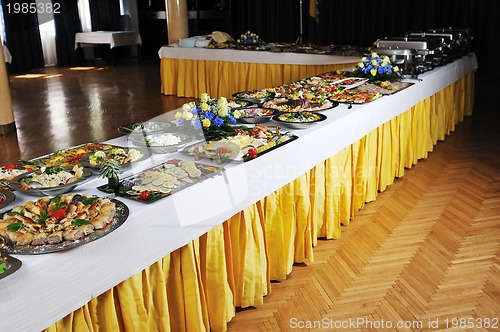 Image of buffet food