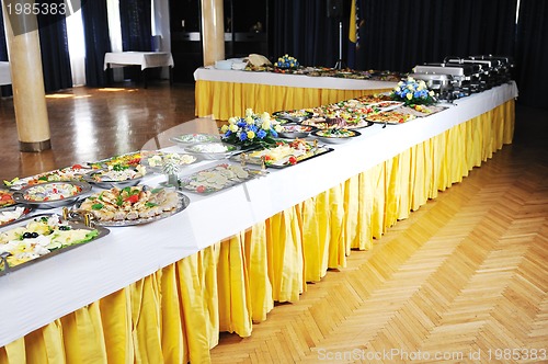 Image of buffet food