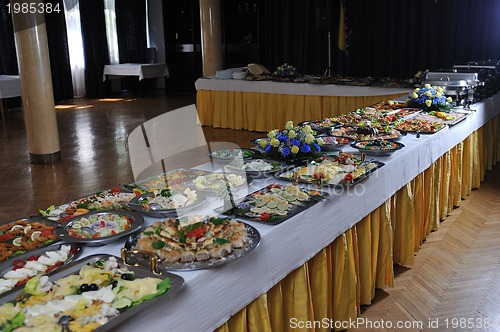 Image of buffet food