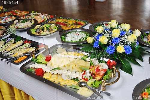 Image of buffet food