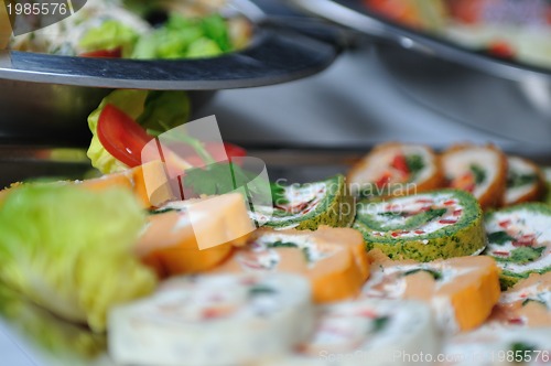 Image of buffet food