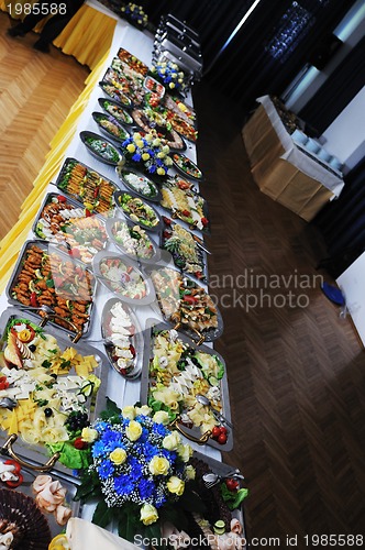 Image of buffet food