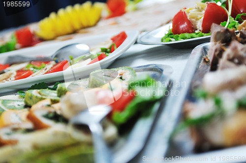 Image of buffet food