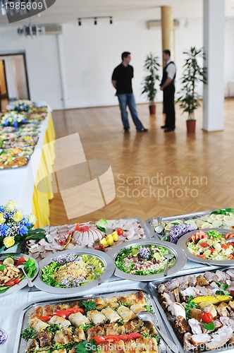 Image of buffet food