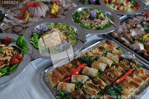 Image of buffet food