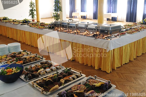 Image of buffet food