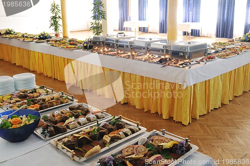 Image of buffet food