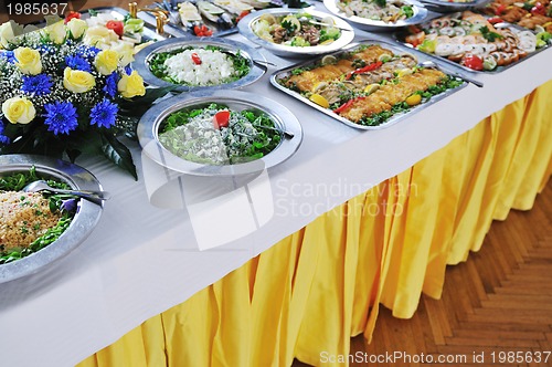 Image of buffet food