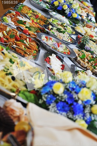 Image of buffet food