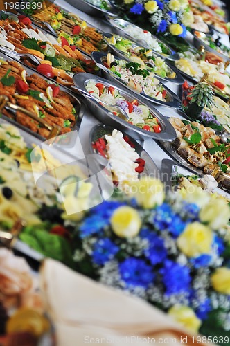 Image of buffet food