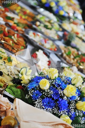 Image of buffet food