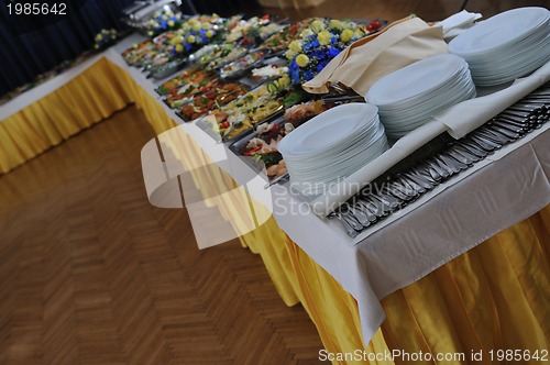 Image of buffet food