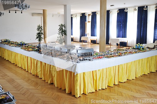 Image of buffet food