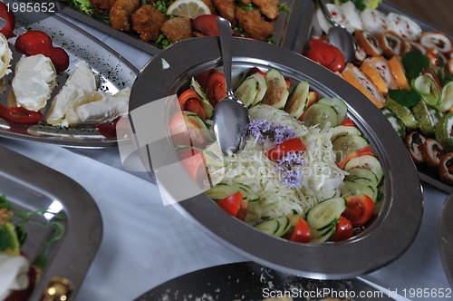 Image of buffet food