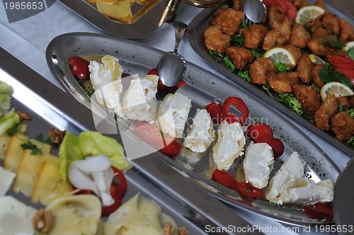 Image of buffet food