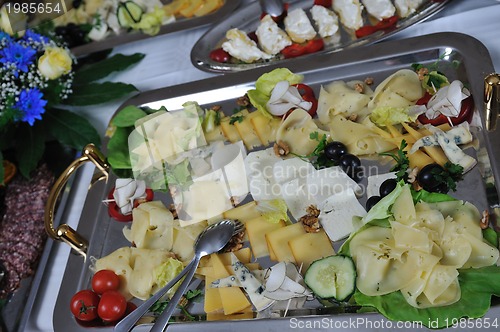 Image of buffet food