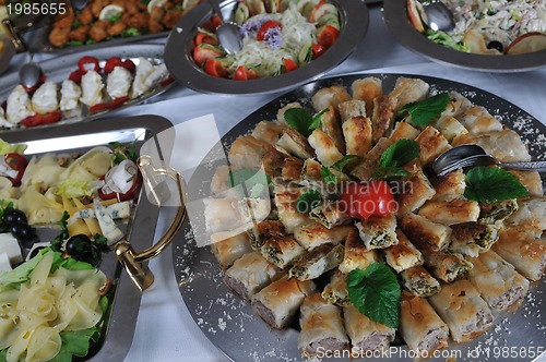 Image of buffet food