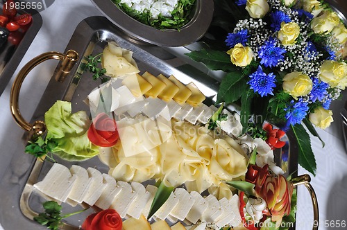 Image of buffet food