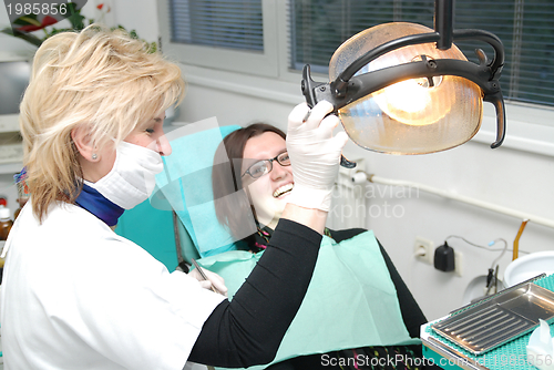 Image of at dentist