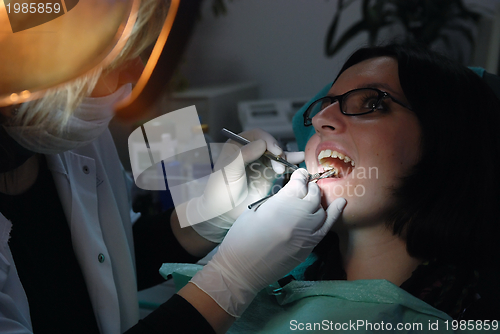 Image of at dentist