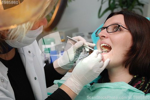 Image of at dentist