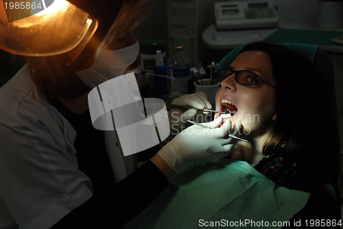 Image of at dentist