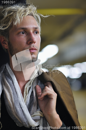 Image of Portrait of an handsome man
