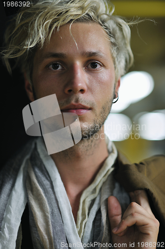 Image of Portrait of an handsome man