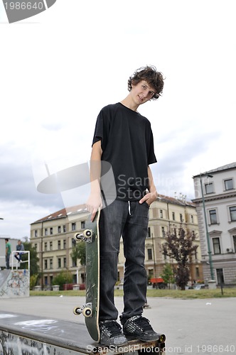 Image of skate boarder portrait