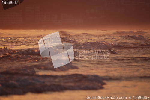 Image of sunset on sea