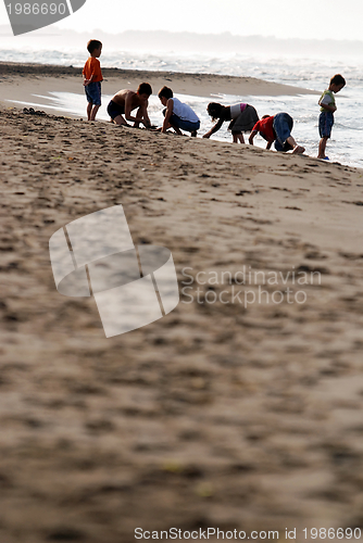 Image of fun at beach