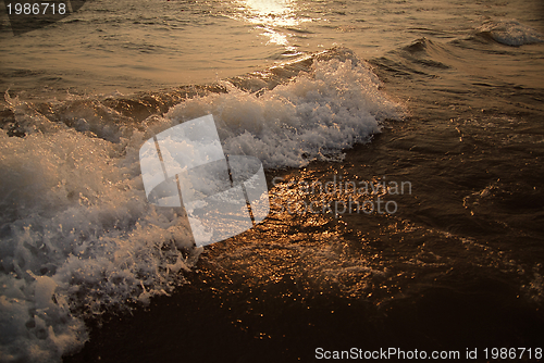 Image of sunset on sea