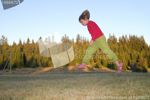 Image of Jumping in to air