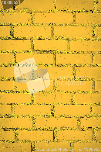 Image of yellow brick wall